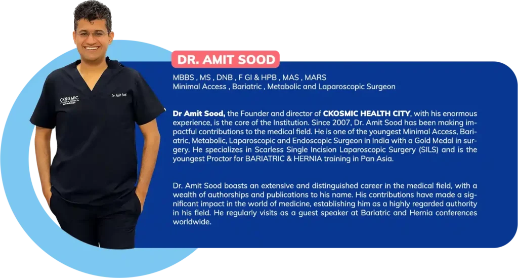 Dr Amit Sood - best bariatric surgeon in punjab 2024